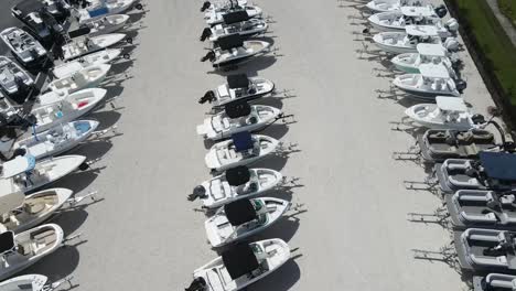 aerial-survey-of-boats-in-a-new-boat-sales-yard