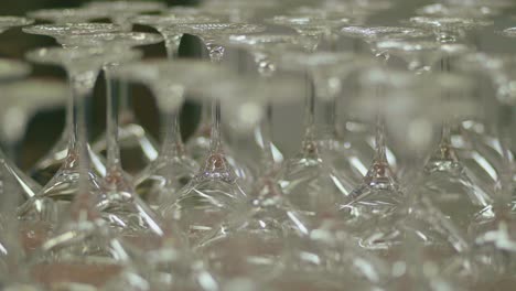 View-of-many-up-turned-wine-glasses-ready-for-quality-control-in-glass-factory