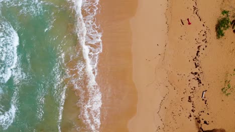 4K-Drone-Top-Down-Shot-of-Beach