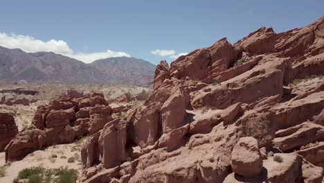 Beautiful-landscape-of-the-rock-formation-of-Cafayate-Valley-on-a-sunny-day