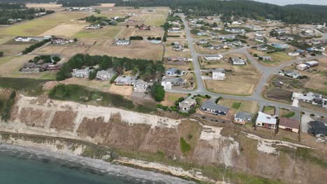 Aerial-view-approaching-the-Sierra-Country-Club-community-on-Whidbey-Island
