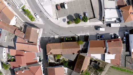 Aerial-footage-of-a-small-village