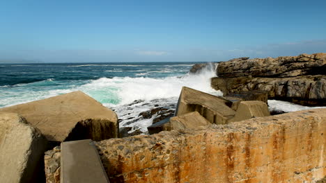Crashing-waves-hit-rugged-coastline