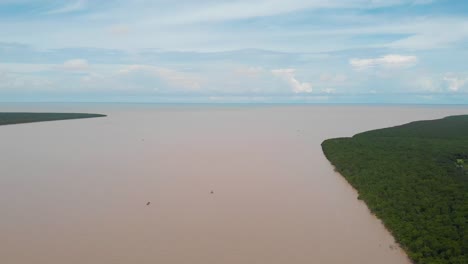 El-Delta-Del-Río-Mekong,-La-Erosión-Costera-Y-La-Intrusión-De-Agua-Salada-Aumento-Del-Nivel-Del-Mar-Vulnerable-Al-Cambio-Climático