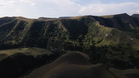 Untouched-Wild-Nature-Landscape-With-Green-Hills-In-Sumba-Island,-Indonesia