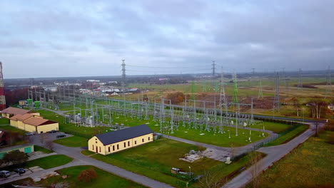 Electrical-power-substation-in-rural-village-of-Europe