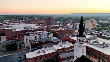 Hagerstown-Maryland-Aerial-Push-in
