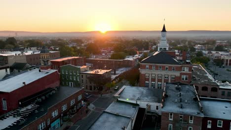 sunrise-push-in-past-the-city-hall-building-in-hagerstown-maryland