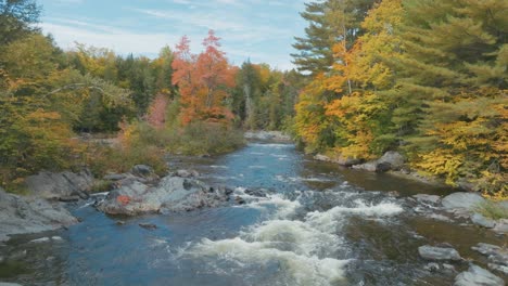 Big-Wilson-Stream-leading-to-Tobey-Falls-in-Autumn-Slow-Motion-Aerial