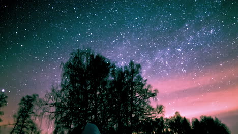 Beautiful-night-starry-sky---Time-lapse