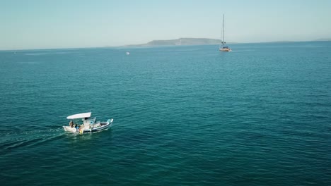 Boat-in-greece,-on-the-mediterranean-sea
