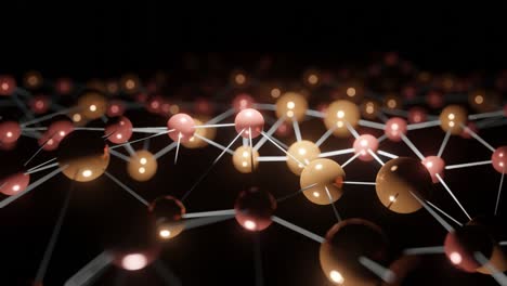 3D-animation-molecule-structure-with-defocus-effect