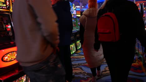 Las-Vegas-style-casino-slot-machines-in-an-amusement-arcade