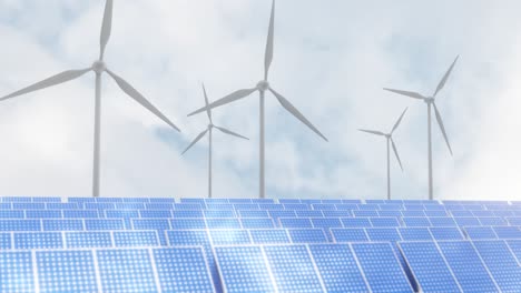 Solar-panels-and-wind-turbines-3d-rendering-looping-animation