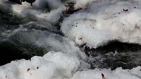 Eisbänke-Im-Winter