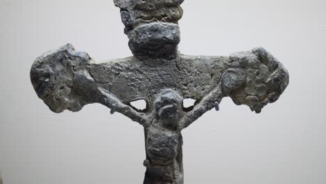 An-antique-relic-depicting-Jesus-Christ-on-the-cross-from-the-medieval-period