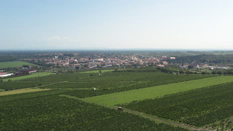 Ciudad-Rural-De-Valtice-En-Moravia-Con-Verdes-Campos-Agrícolas