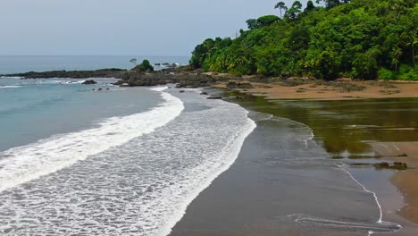 Secluded-Tropical-Jungle-Beach-El-Choco-Coast-In-Colombia,-South-America