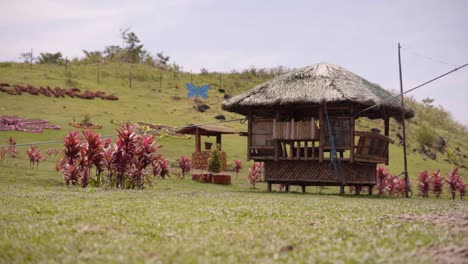 Un-Resthouse-Rústico-En-El-Monte-Caningag,-Pintuyan,-Leyte-Del-Sur,-Filipinas
