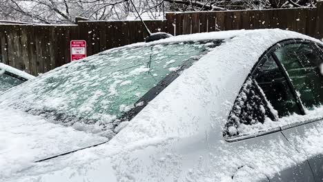 Heavy-Snow-Falling-In-Car-During-Winter---medium-shot