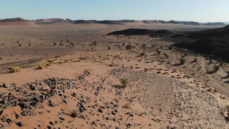 Erstaunliche-Schönheit-Der-Marokkanischen-Wüste.-Luftaufnahme
