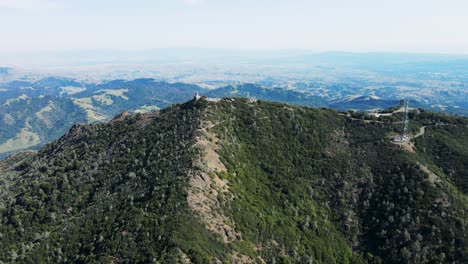 Aerial-View-of-Mount-Diablo-Summit-3,849-feet-high