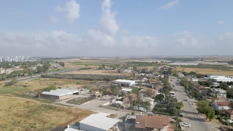 Toma-Aérea-En-La-Comunidad-Beit-Hagedi-En-Sdot-Negev-Israel