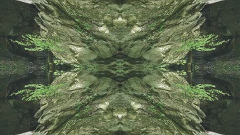 Greenery-Kaleidoscope-using-forest-imagery-from-Wissahickon-Creek,-Philadelphia,-#7