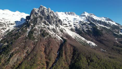 Die-Spitze-Des-Alpinen-Berges-Ist-Eine-Herausforderung-Für-Kletterer,-Die-Das-Valbona-tal-In-Albanien-Besuchen