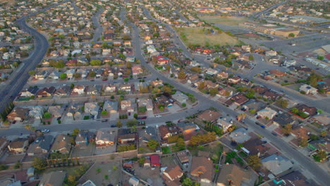 Aerial-View-Of-Residential-Houses