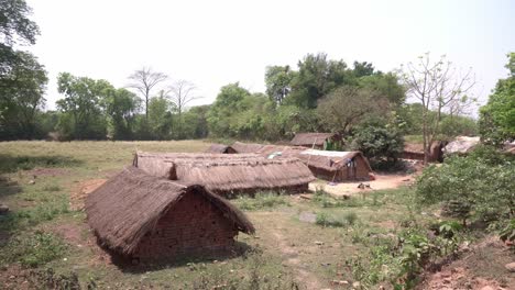 Indigenous-people-in-remote-areas-of-India-live-in-mud-huts-and-thatched-huts