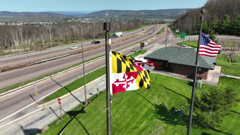 Flagge-Des-Bundesstaates-Maryland