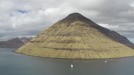 Kunoy-And-Kalsoy-Islands-From-Klaksvik-At-Daytime-In-Faroe-Islands