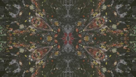 Greenery-Kaleidoscope-using-forest-imagery-from-Wissahickon-Creek,-Philadelphia,-#54