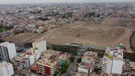 Ancient-Inca-site-in-Lima-Peru-called-"Huaca-San-Mateo"-Drone-video-recorded-while-turning-right-while-flying-left