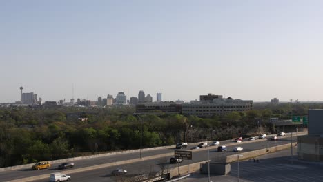 Downtown-San-Antonio-Skyline-Wide-Shot-4K-30fps
