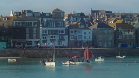 Sailboats-On-The-Sea-In-Cornish-Town-St-Ives-At-Sunset