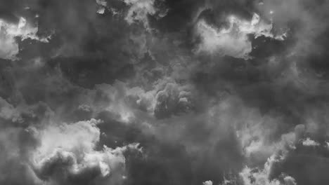 Cielo-Gris-Con-Nubes-Oscuras-Y-Tormentas-Eléctricas