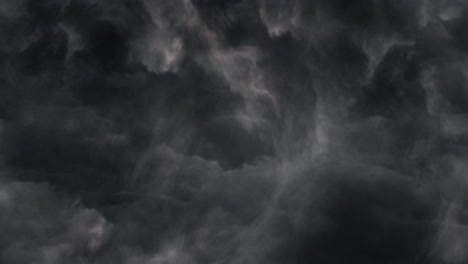 Tormenta-Dentro-De-Nubes-Cumulonimbus,-Vista-Interior