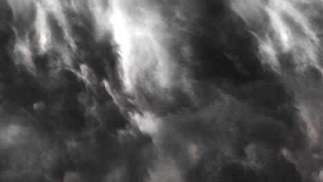 Gewitter,-Die-In-Dunkelgrauen-Wolken-4k-Auftreten