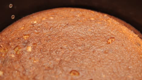 Freshly-Baked-Cake-In-A-Round-Baking-Pan