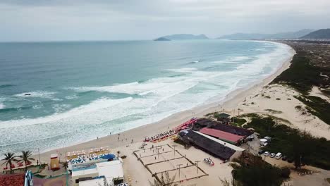 Amazing-aerial-view-of-joaquinha-beach-in-brazil