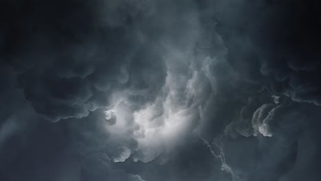 Severe-Thunderstorm-And-Intense-Lightning-In-The-Night-Sky-4K