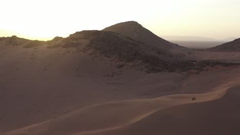 Wüste-In-Der-Nähe-Von-Zagora-In-Marokko.-Drohnenansicht-Aus-Der-Luft