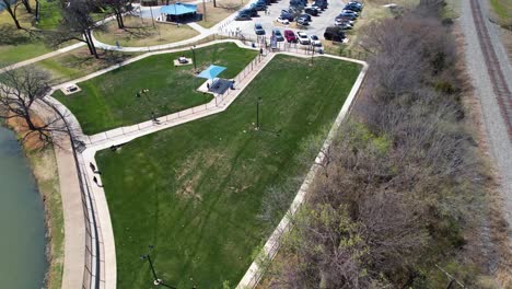 Aerial-video-of-K-9-Kastle-in-Unity-Park-in-Highland-Village-Texas