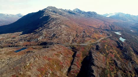 4k-60fps-Luftvideo-Vom-Thompson-Pass,-Auf-Der-Straße-Nach-Valdez,-Alaska