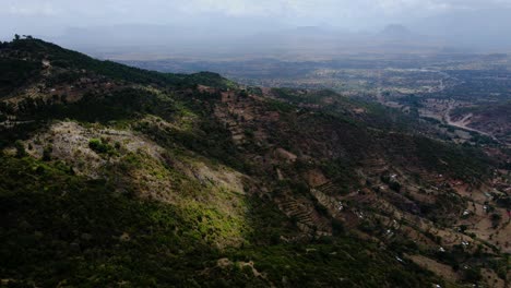 Aerial-drone-view-of-the-West-pokot-chapalleria-mountains--kenya