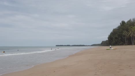 Strand-Meer-Sand-Und-Himmel
