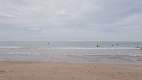 Strand-Meer-Sand-Und-Himmel