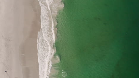 Aerial-View-Of-Llandudno-Beach-At-Summer-In-Western-Cape,-South-Africa